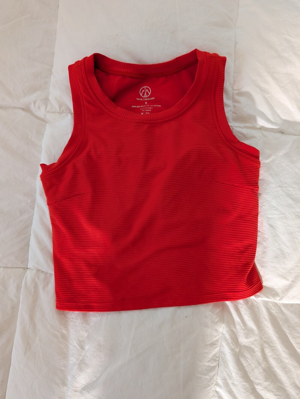 Move Theology Orange Workout Tank